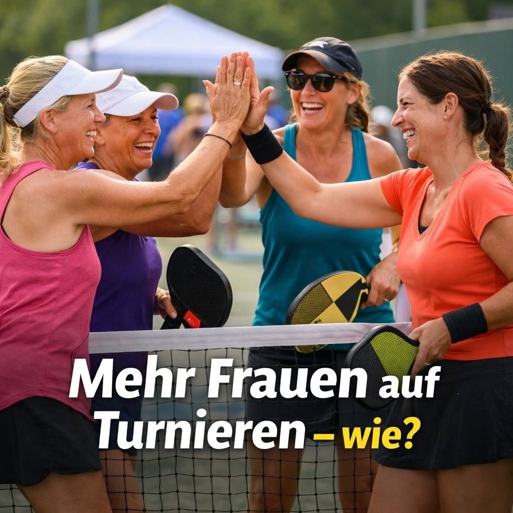 Mehr Frauen auf Pickleball-Turnieren – wie schaffen wir das gemeinsam?