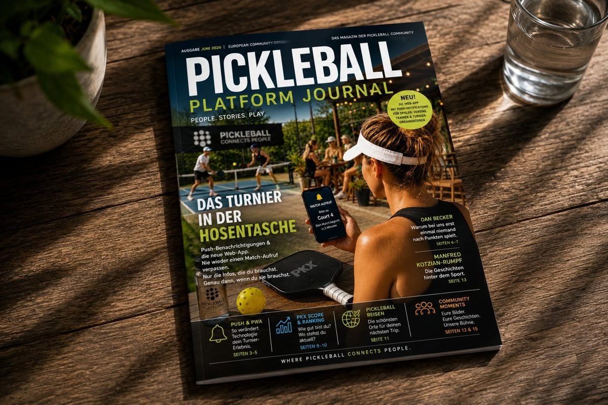 Neu: Das Pickleball Platform Journal ist da – komplett kostenlos